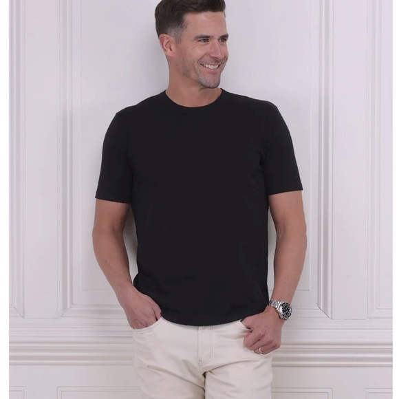 Tommy Bahama Silk/Cotton Short Sleeve Crewneck Tee - Picture 1 of 7